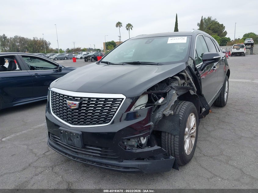 Vin: 1gyknbr48nz103191, lot: 45691298, cadillac xt5 awd luxury 20222