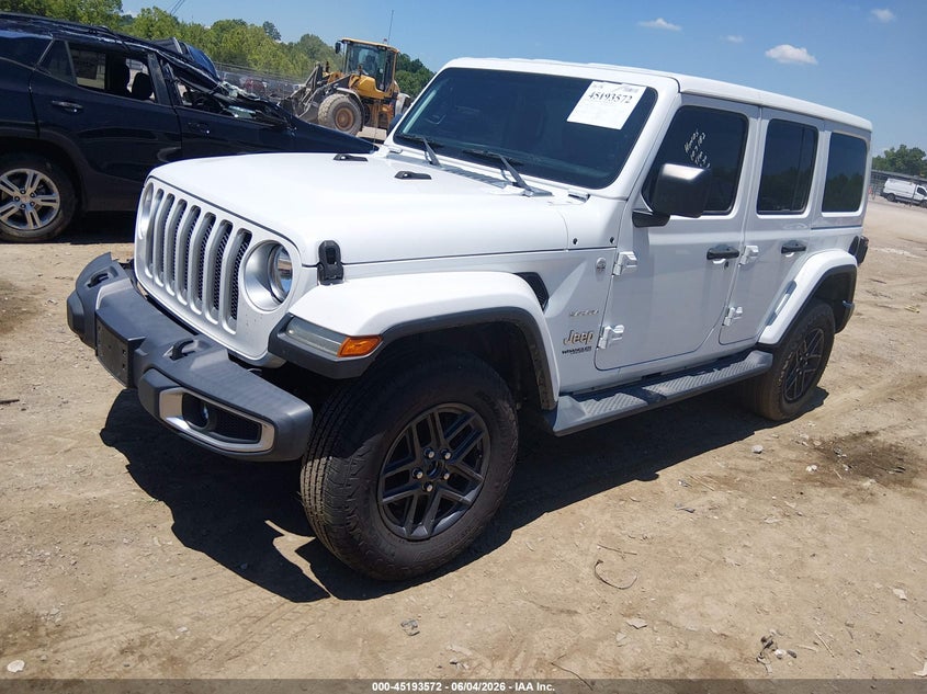 Vin: 1c4hjxeg4jw136435, lot: 45691300, jeep wrangler unlimited sahara 4x4 20182