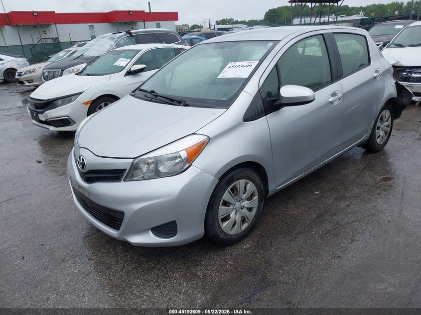Vin: jtdktud3xdd558996, lot: 45691337, toyota yaris le 20132