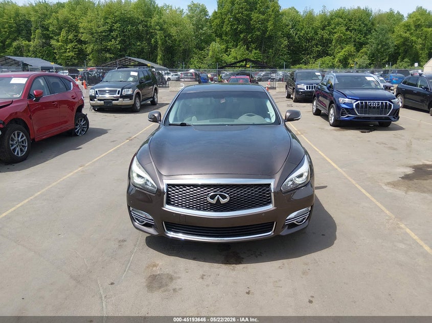 2016 Infiniti Q70 3.7X VIN: JN1BY1AR3GM270091 Lot: 45193646