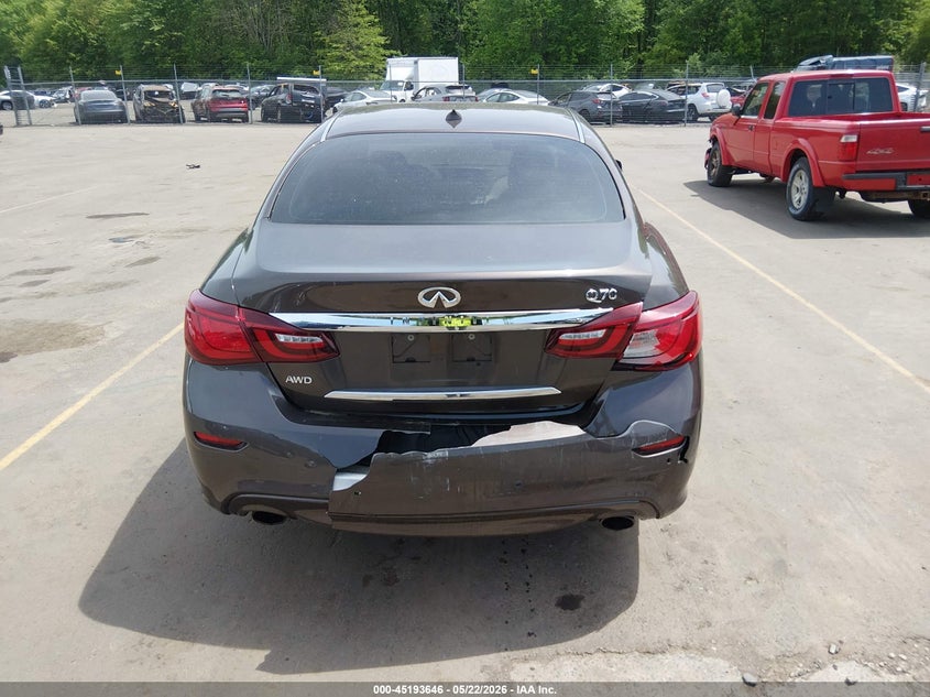 2016 Infiniti Q70 3.7X VIN: JN1BY1AR3GM270091 Lot: 45193646