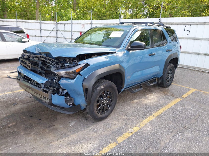 Vin: jteva5brxs5000553, lot: 45691386, toyota 4runner sr5 20252
