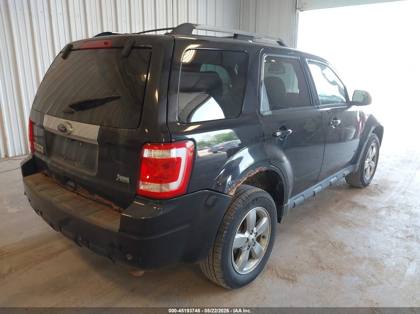 2011 Ford Escape 3.0 Limited black Lot 111045193746 Vin 1FMCU0EGXBKB64656