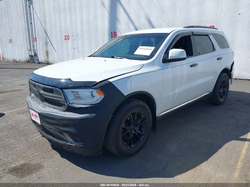 Vin: 1c4rdjag5kc701485, lot: 45691548, dodge durango sxt awd 20192