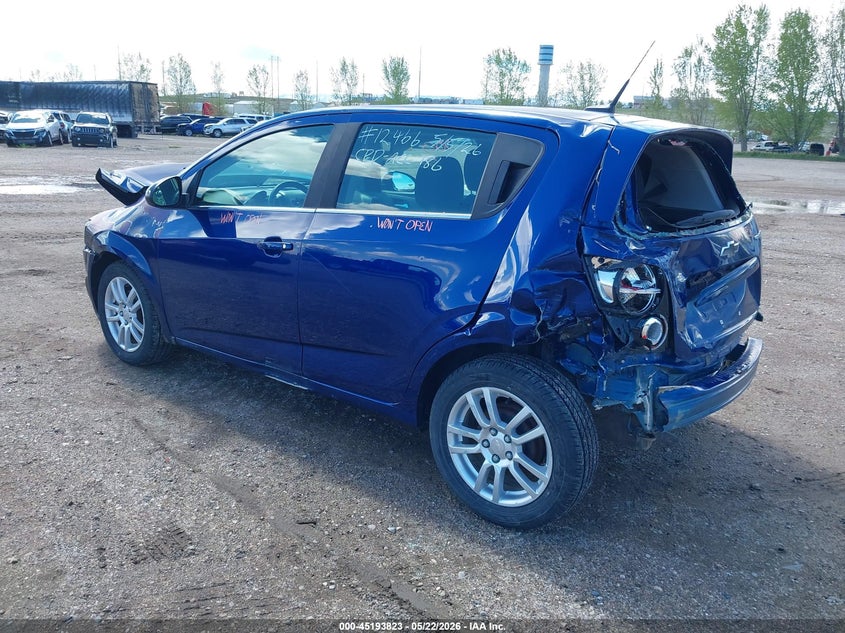 Vin: 1g1jc6sh3e4149321, lot: 45691551, chevrolet sonic lt auto 20143
