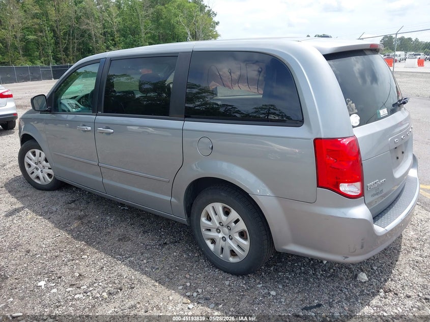 Vin: 2c4rdgbg5er298671, lot: 45691567, dodge grand caravan se 20143