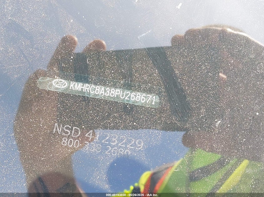 2023 Hyundai Venue Sel VIN: KMHRC8A38PU268671 Lot: 45193858