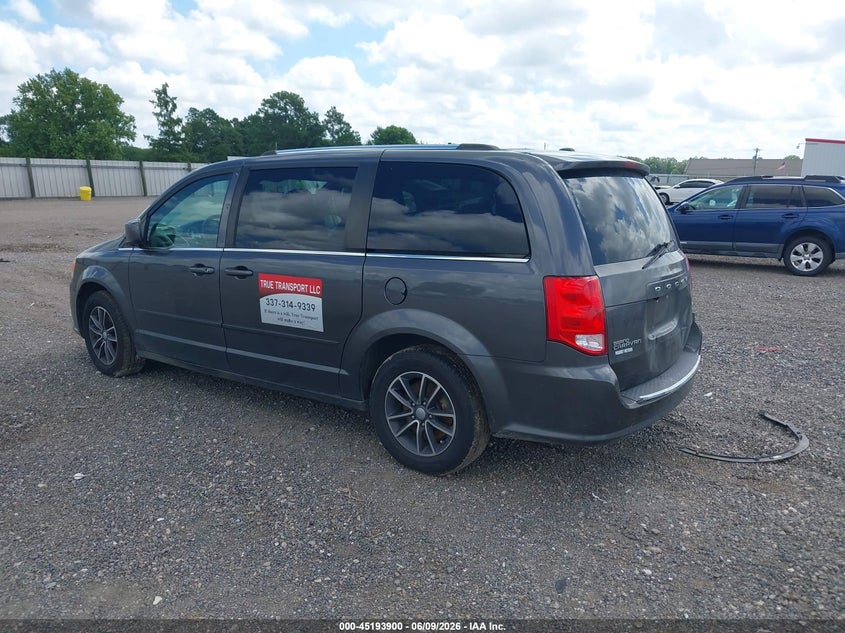 Vin: 2c4rdgcgxhr842049, lot: 45691628, dodge grand caravan sxt 20173