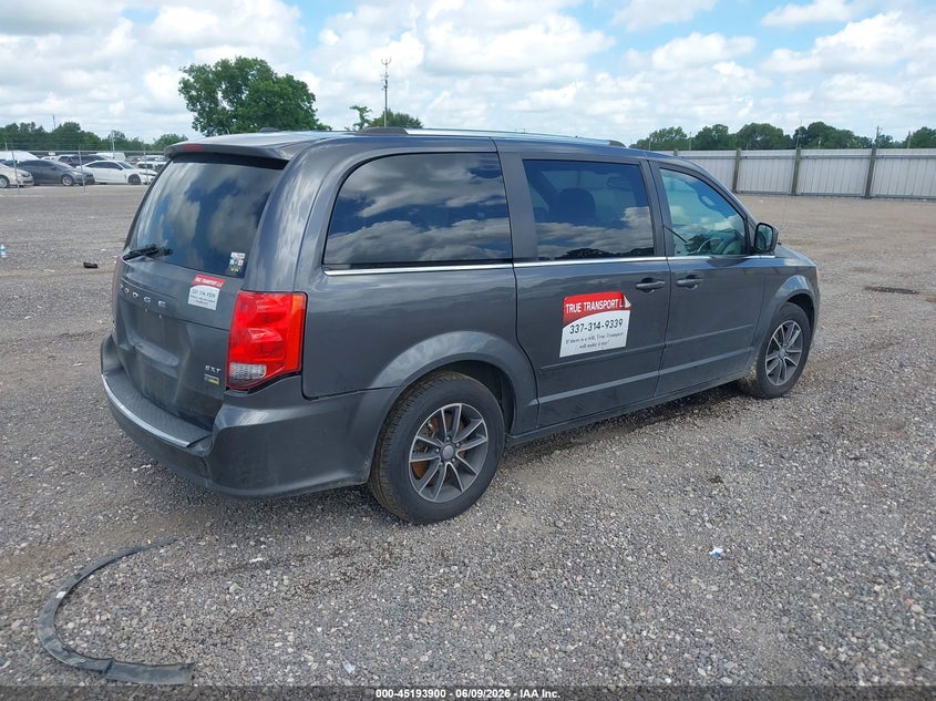Vin: 2c4rdgcgxhr842049, lot: 45691628, dodge grand caravan sxt 20174
