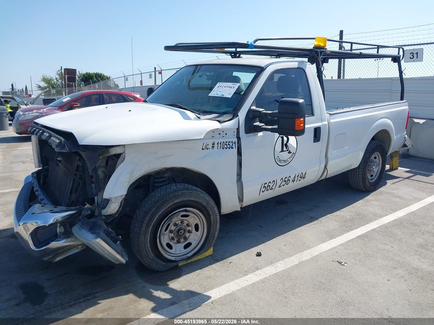 Vin: 1ftbf2a66geb05449, lot: 45691693, ford f-250 xl 20162