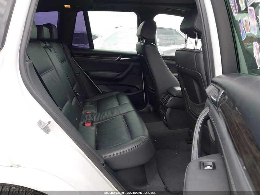 2016 BMW X3 SPORT UTILITY VEHICLE 3.0L I-6 DI, DOHC, VVT, TURBO, 300HP