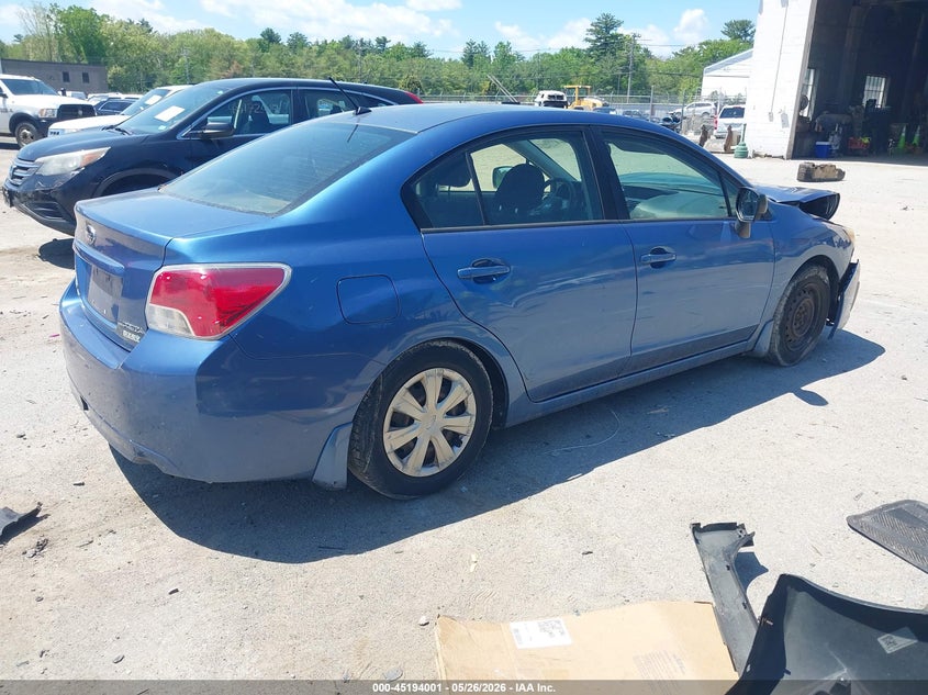 Vin: jf1gjaa62eh016753, lot: 45691729, subaru impreza 2.0i 20144