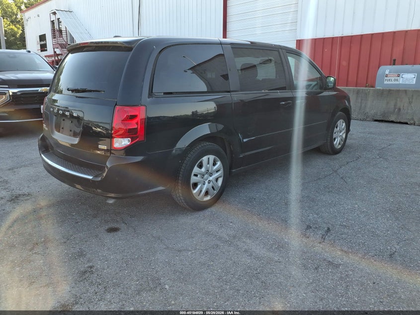 Vin: 2c4rdgbg8hr736717, lot: 45691750, dodge grand caravan se 20174