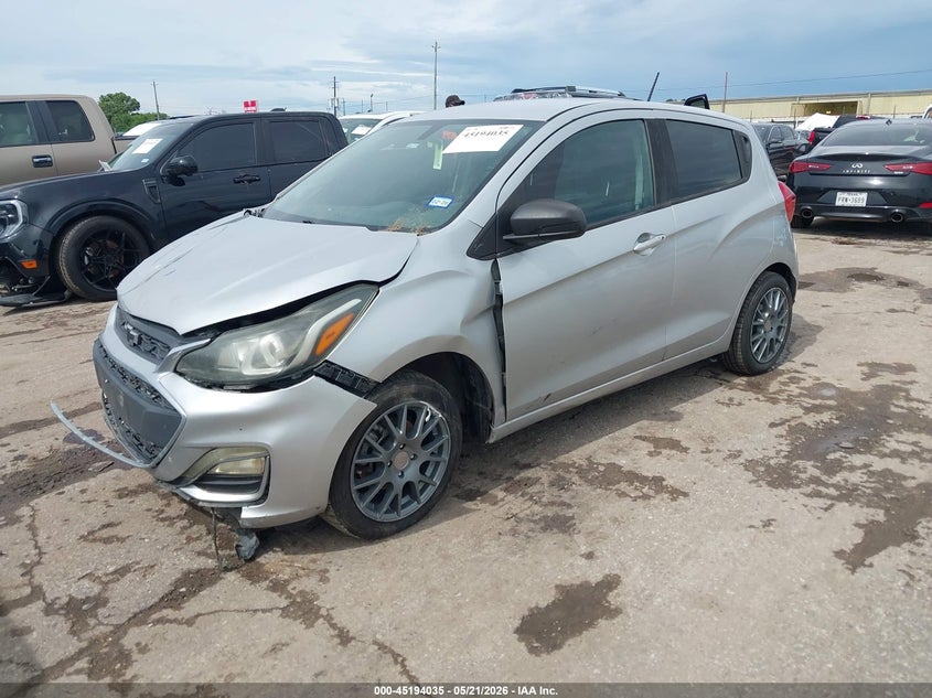 Vin: kl8cb6sa2lc410598, lot: 45691763, chevrolet spark fwd ls automatic 20202