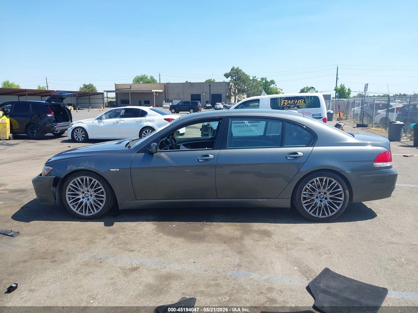 2007 BMW 750Li VIN: WBAHN83577DT72431 Lot: 45194047