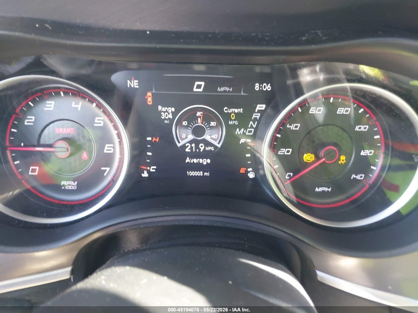 2019 DODGE CHARGER SEDAN 3.6L V-6 DOHC, VVT, 300HP