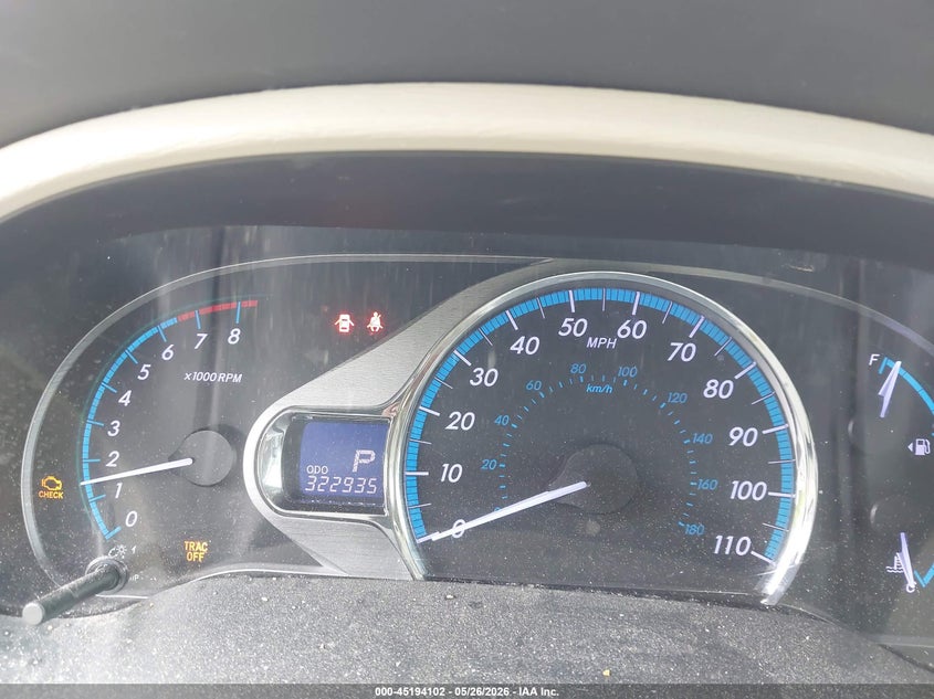 2012 Toyota Sienna 3.5 Xle V6 8 Passenger white Lot 111045194102 Vin 5TDYK3DC4CS227695
