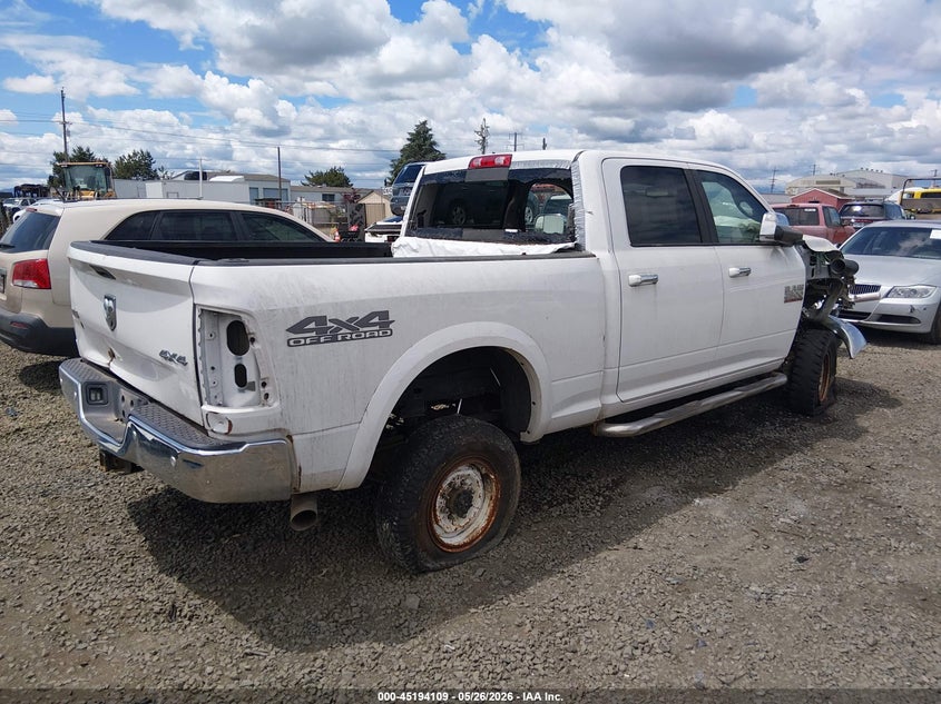 Vin: 3c6ur5fl3hg531987, lot: 45691837, ram 2500 laramie  4x4 6'4 box 20174