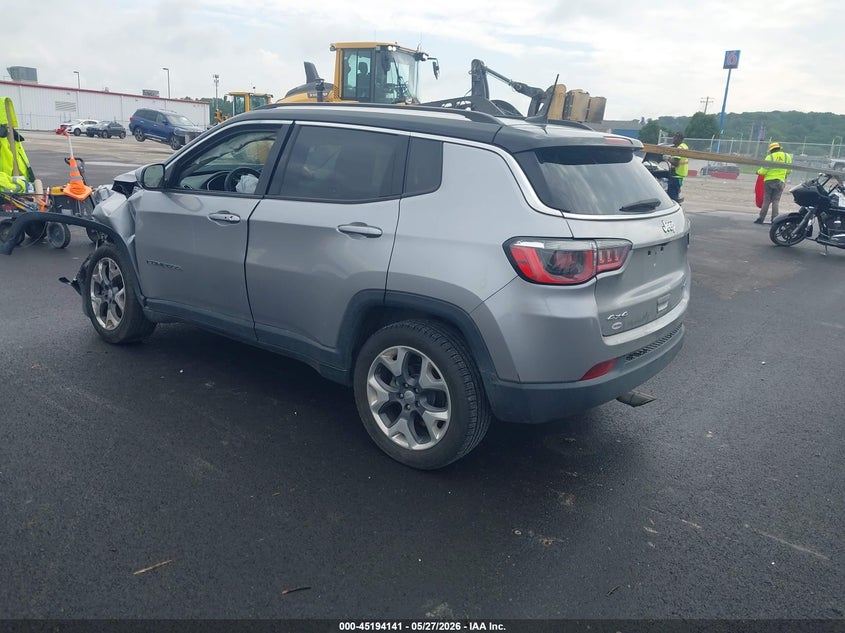 Vin: 3c4njdcb0jt176042, lot: 45691869, jeep compass limited 4x4 20183