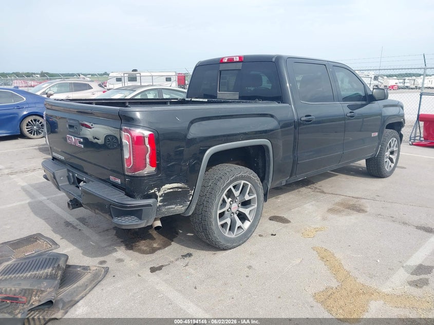 Vin: 3gtu2nec4hg373738, lot: 45691874, gmc sierra 1500 slt 20174