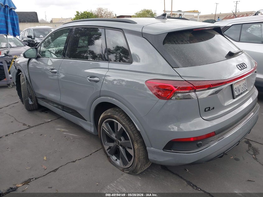 Vin: wa1kubfz5sp061394, lot: 45691877, audi q4 e-tron premium 55 quattro 20253