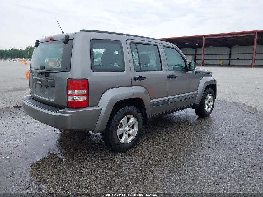 2012 Jeep Liberty 3.7 Liberty Sport grey Lot 111045194154 Vin 1C4PJMAK5CW156989