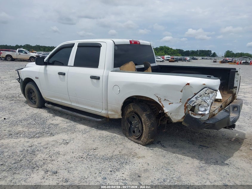 Vin: 1c6rr7xt0js259106, lot: 45691914, ram 1500 ssv  4x4 5'7 box 20183
