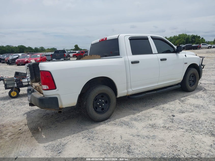 Vin: 1c6rr7xt0js259106, lot: 45691914, ram 1500 ssv  4x4 5'7 box 20184