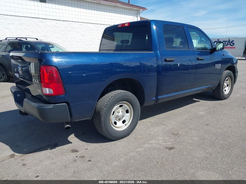 Vin: 1c6rr7kg7ks661992, lot: 45691921, ram 1500 classic tradesman  4x4 5'7 box 20194