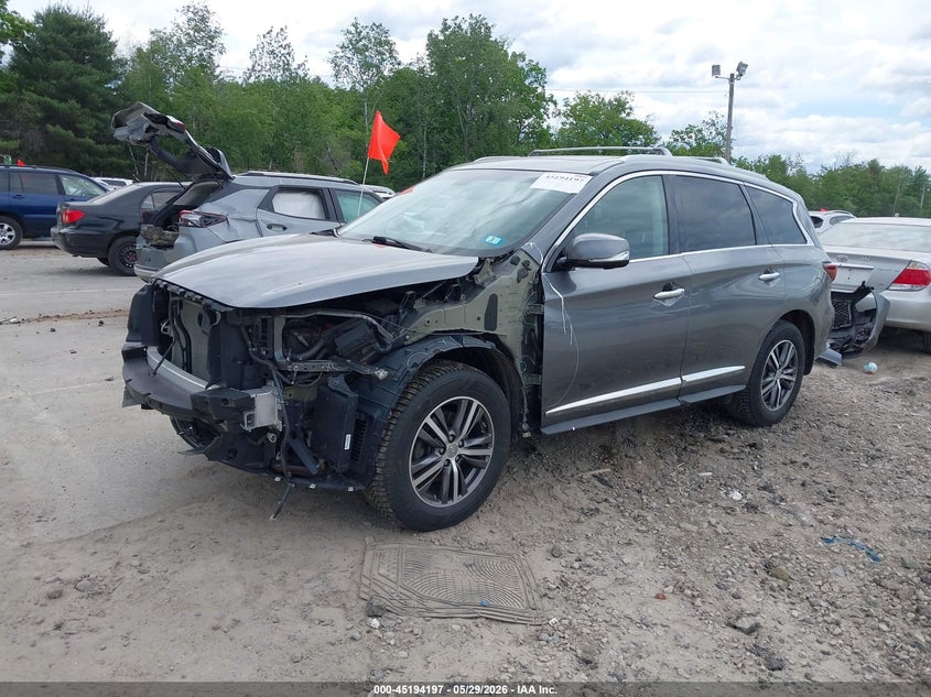Vin: 5n1al0mm3gc510338, lot: 45691924, infiniti qx60 20162