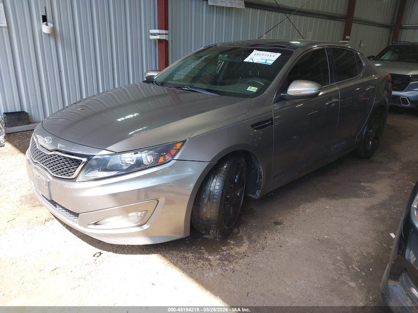 2012 Kia Optima 2.0 Sx blue Lot 111045194215 Vin 5XXGR4A68CG009806