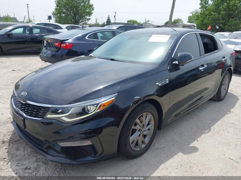 Vin: 5xxgt4l31kg313255, lot: 45692082, kia optima lx 20192