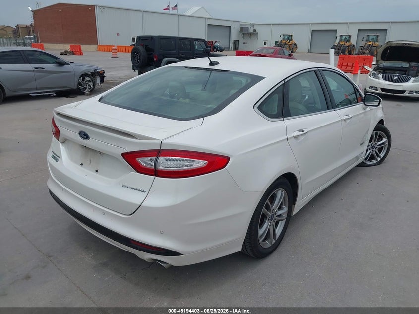 Vin: 3fa6p0suxfr192077, lot: 45692131, ford fusion energi titanium 20154