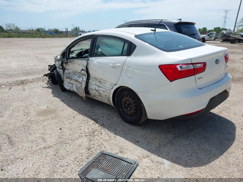 Vin: knadm4a37h6025621, lot: 45692169, kia rio lx 20173