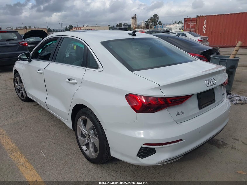 Vin: waugudgy9pa136621, lot: 45692220, audi a3 premium 40 tfsi quattro s tronic 20233