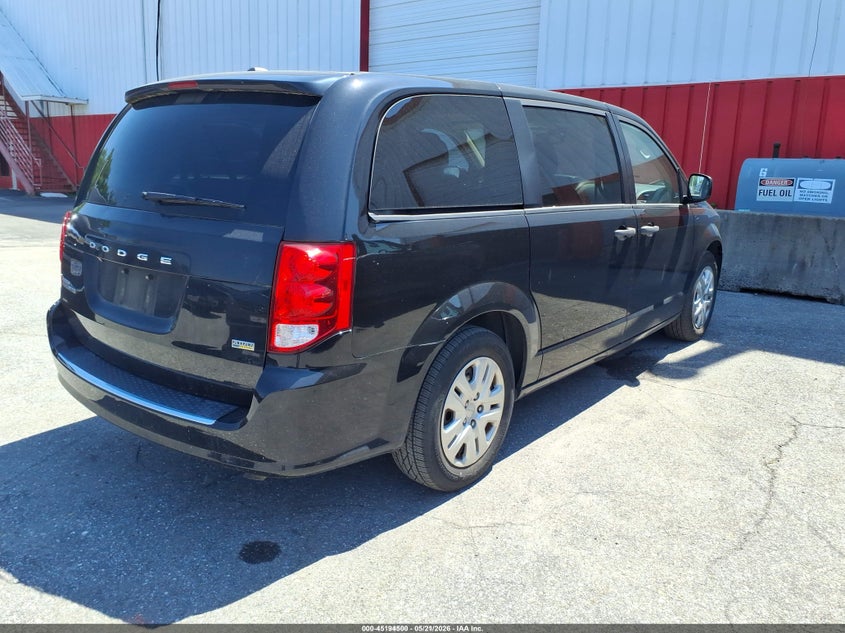 Vin: 2c4rdgbg3kr500290, lot: 45692228, dodge grand caravan se 20194