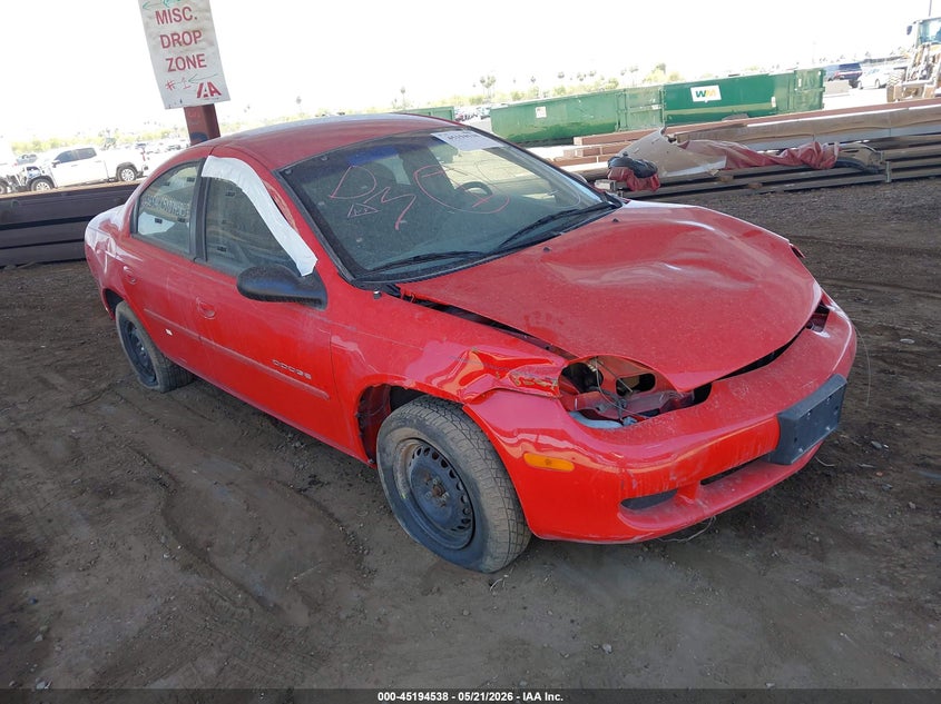 2000 DODGE NEON HIGHLINE