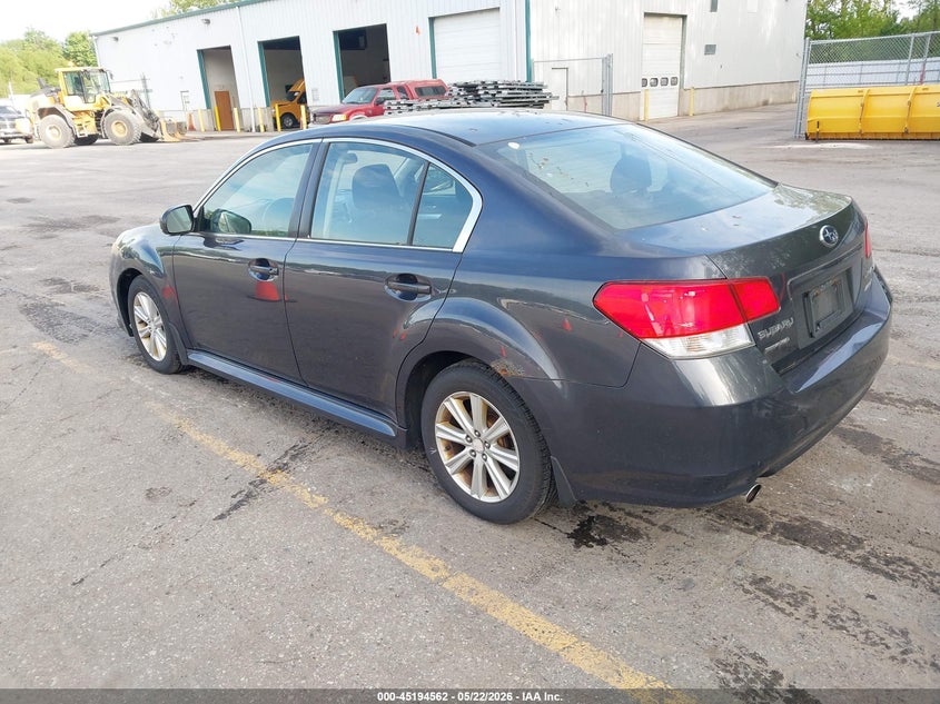 2010 Subaru LEGACY 2.5 2.5i Premium Black Lot 111045194562 Vin 4S3BMBB68A3231674