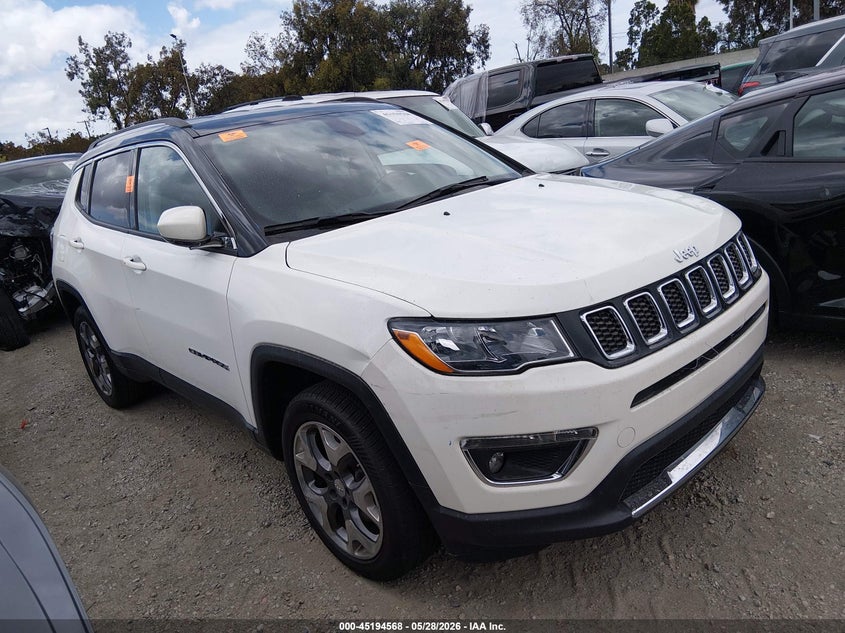 Vin: 3c4njdcb5lt255371, lot: 45692296, jeep compass limited 4x4 20201