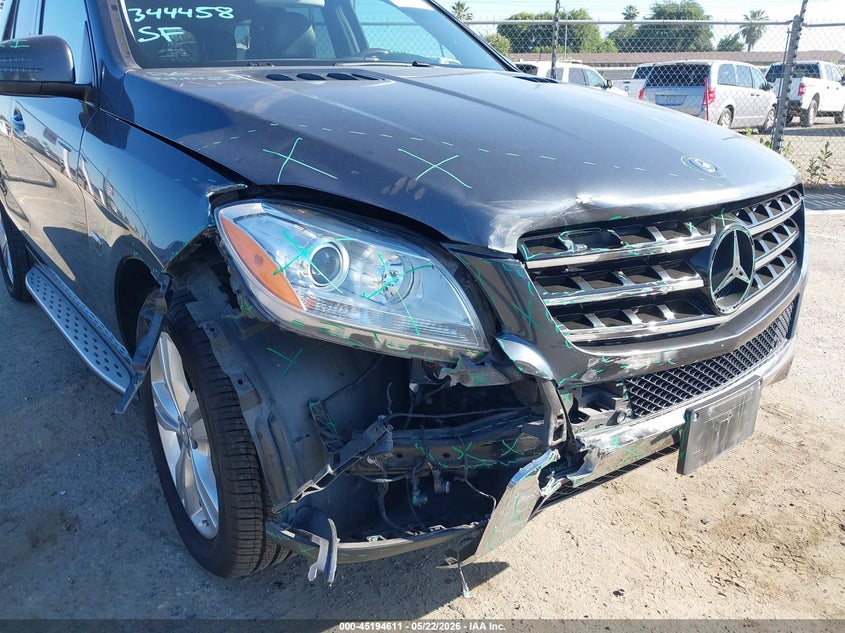 2012 Mercedes-Benz Ml 350 4Matic VIN: 4JGDA5HB6CA030003 Lot: 45194611