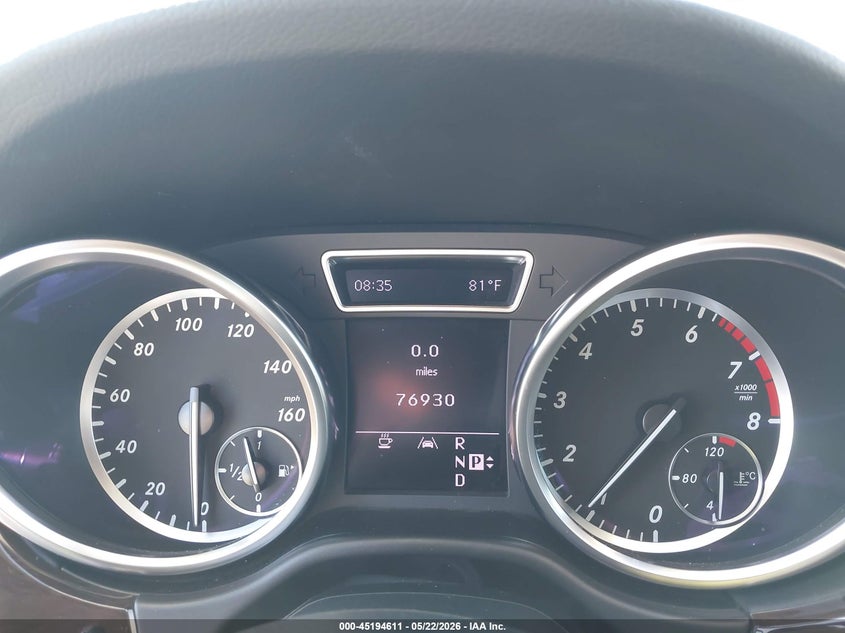 2012 Mercedes-Benz Ml 350 4Matic VIN: 4JGDA5HB6CA030003 Lot: 45194611