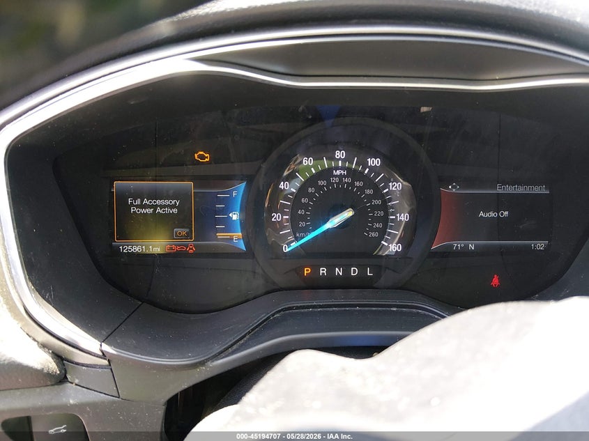 2020 FORD FUSION SEDAN 1.5L I-4 DI, DOHC, VVT, TURBO, 181HP