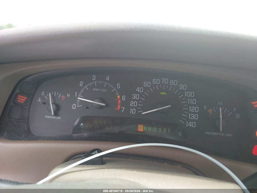 2001 Buick Park Avenue VIN: 1G4CW54K414298224 Lot: 45194719