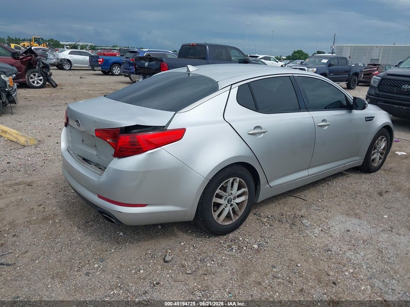 Vin: knagm4a72b5065151, lot: 45692453, kia optima lx 20114