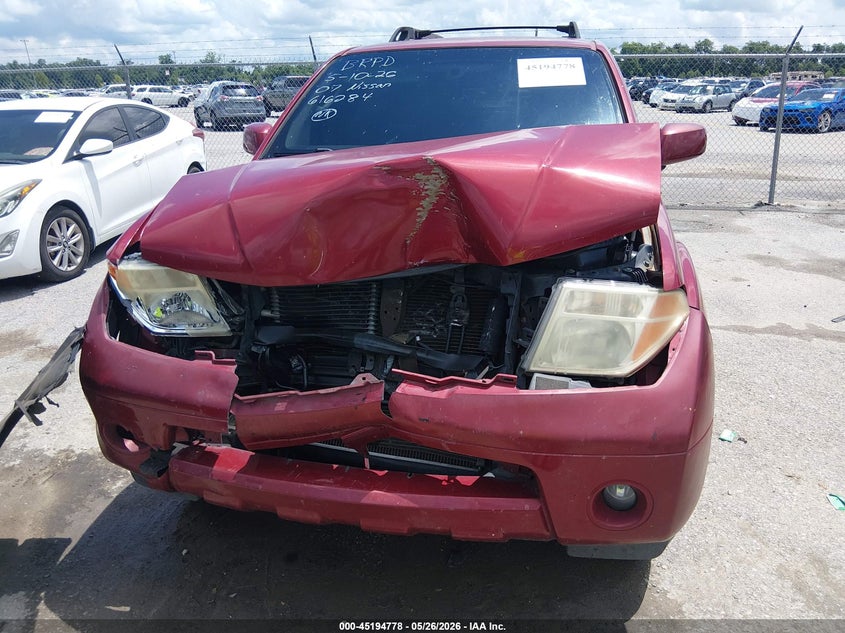 2007 NISSAN PATHFINDER auction photo 6