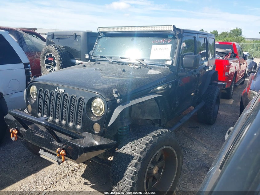 Vin: 1c4bjwdg2gl344129, lot: 45692513, jeep wrangler unlimited sport 20162