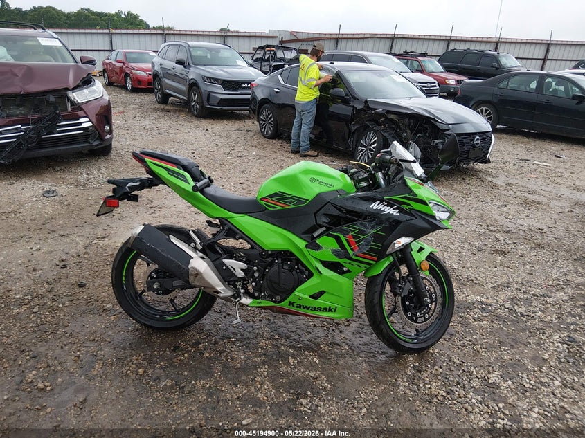 2023 Kawasaki Ex400 VIN: JKAEXKH11PDAP3131 Lot: 45194900
