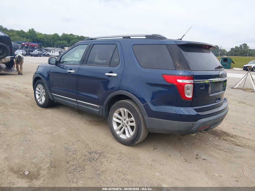 2012 Ford Explorer 3.5 Xlt Blue Lot 111045194974 Vin 1FMHK7D84CGA61204