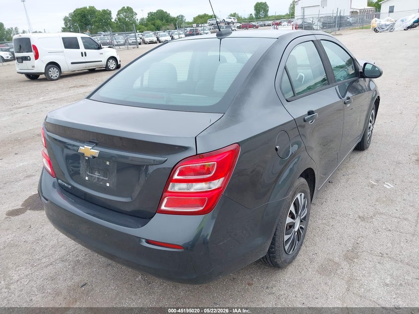 Vin: 1g1jb5sh8h4157044, lot: 45692748, chevrolet sonic ls auto 20174