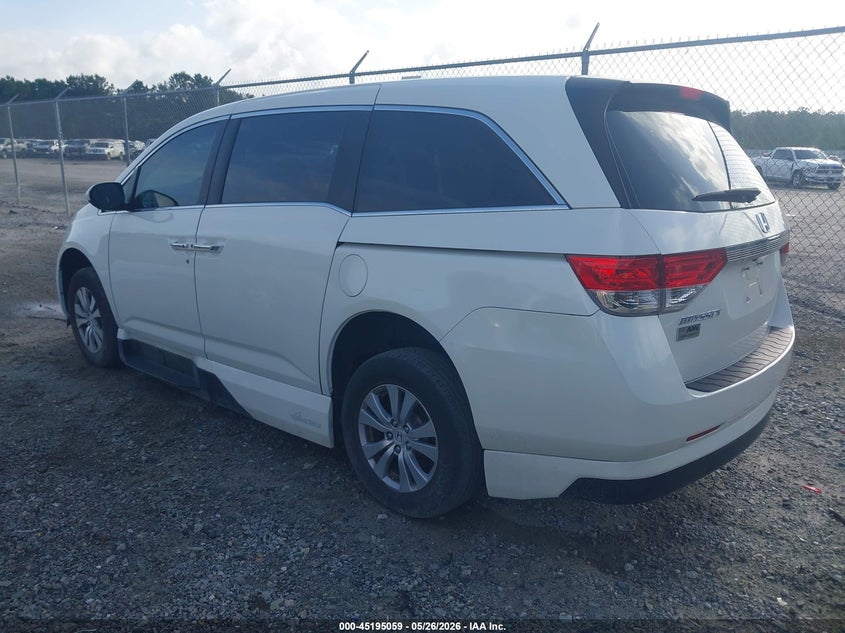 Vin: 5fnrl5h68hb000586, lot: 45692787, honda odyssey ex-l 20173